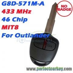 Mitsubishi Outlander — car key