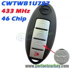 Nissan Armada 2017-2020 car key