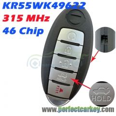 Nissan Murano 2009-2014 car key
