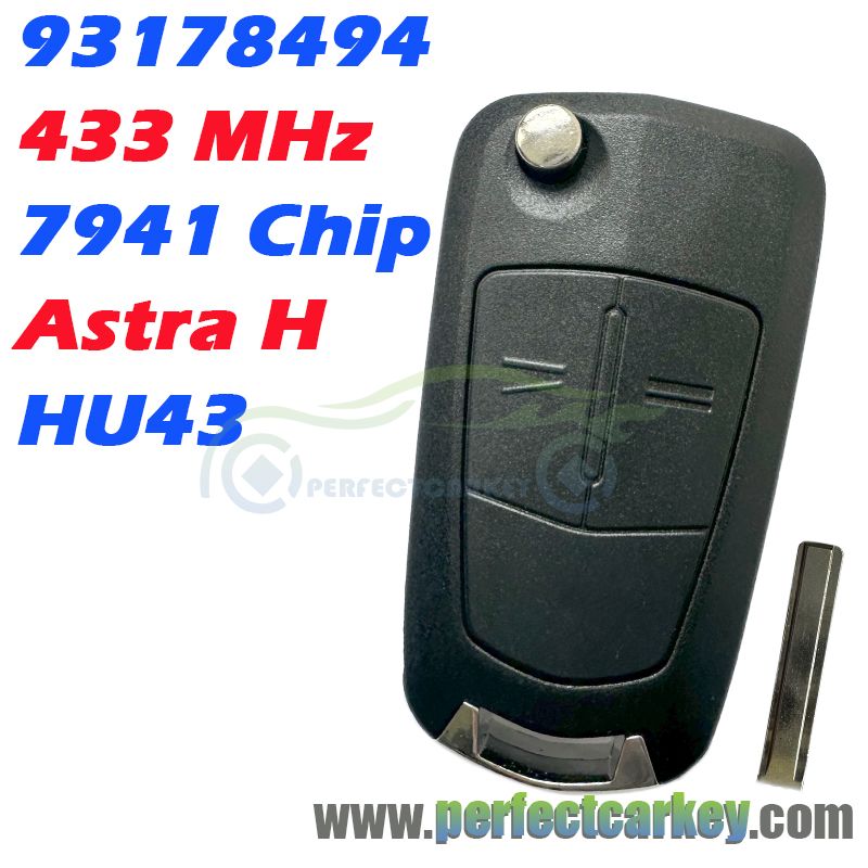 Opel Astra 2018-2021 car key