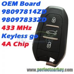 Peugeot 3008 2016-2019 car key