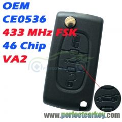 Peugeot 307 2011-2014 car key