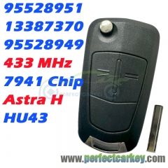 Vauxhall Astra 2018-2021 car key