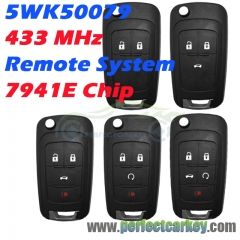Vauxhall Astra J 2010-2015 car key