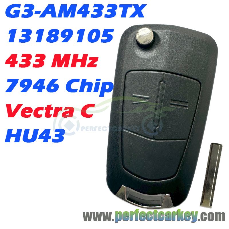 Vauxhall Signum 2005-2007 car key