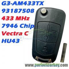 Vauxhall Signum 2005-2007 car key